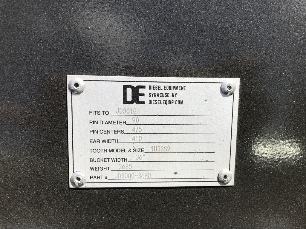 36" Bucket for 300CL Excavator - Image 10