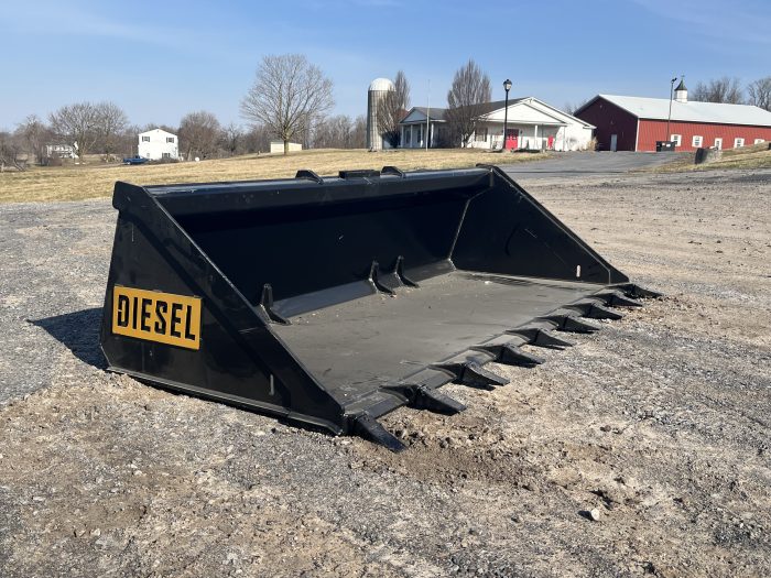 80" Heavy Duty Low Profile Skid Steer Tooth Bucket