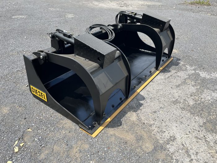 80" Heavy Duty  Skid Steer Hydraulic Grapple Bucket